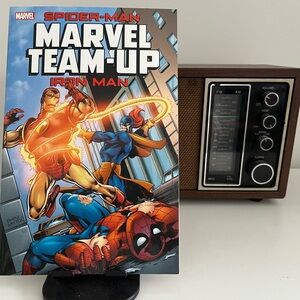 Marvel Team-Up Comic with Spider-Man and Iron Man